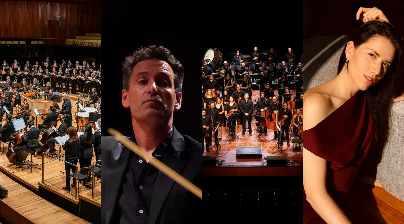 Coro Polifónico Nacional, Orquesta Filarmónica de Río Negro. Director: Martin Fraile Milstein, Soprano: Cecilia Eguiarte